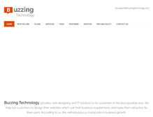 Tablet Screenshot of buzzingtechnology.com